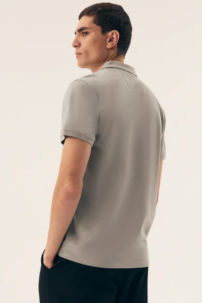 Pánské polo tričko Mile - s límečkem - Světle zelená