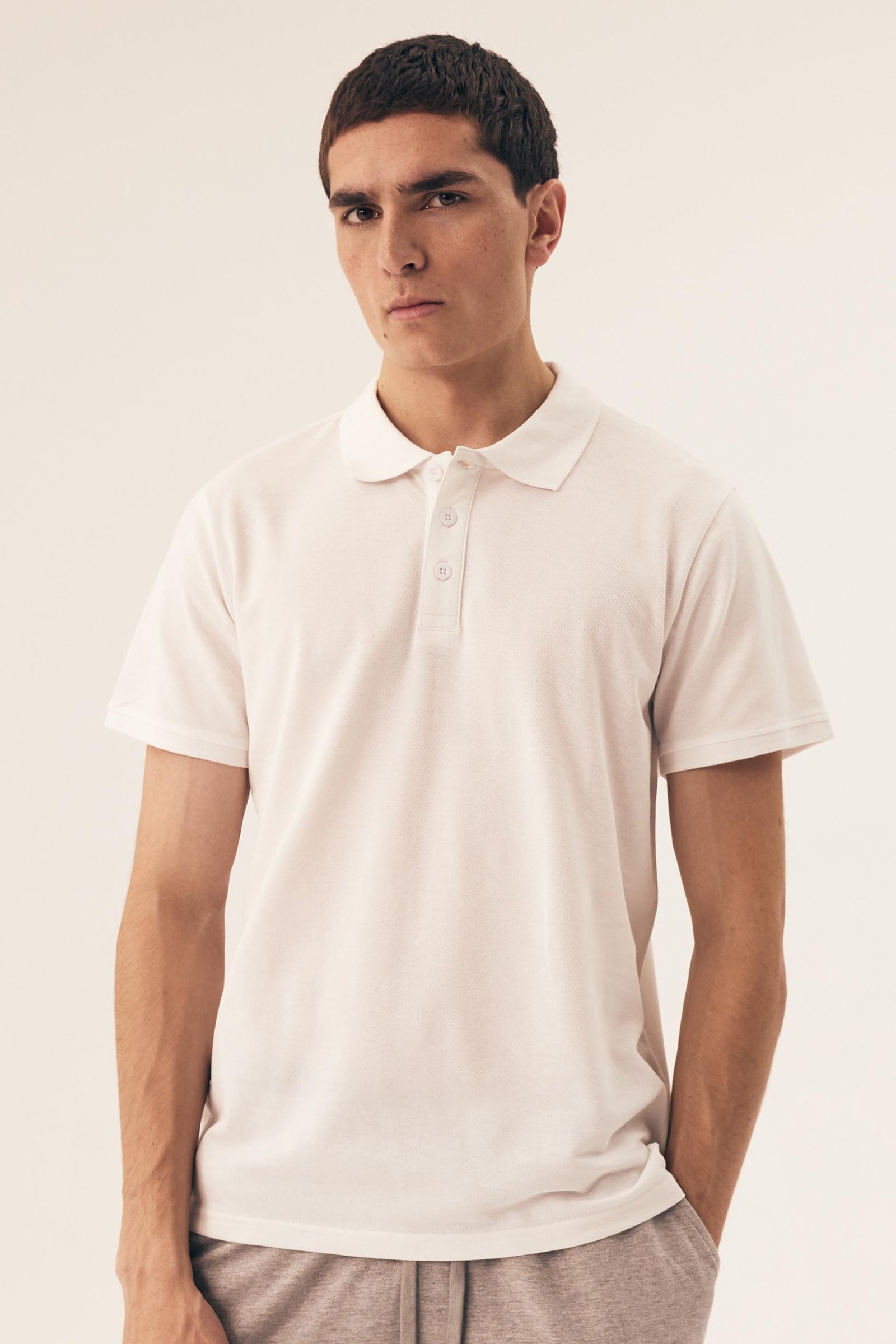 Pánské polo tričko Henderson Mile - s límečkem Bílá XL