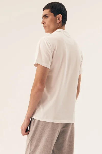 Pánské polo tričko Mile - s límečkem - Bílá