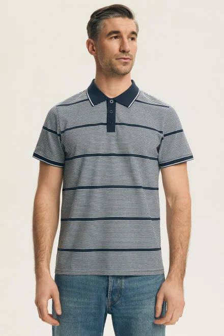Pánske polo tričko Pick - Tmavomodrá
