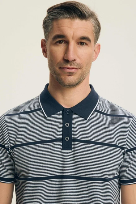 Pánske polo tričko Pick - Tmavomodrá