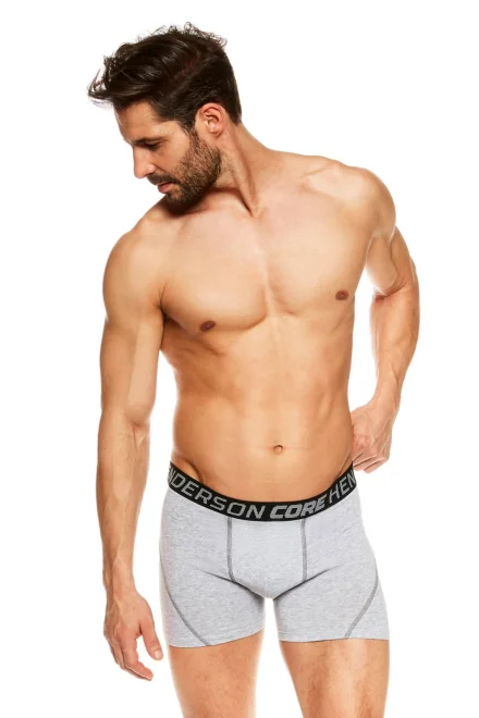 Pánské boxerky JAGUAR 36612 DUO Pack - Šedá