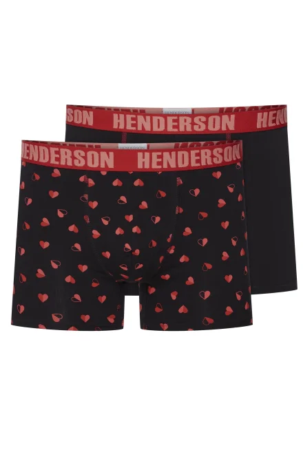 2 PACK boxerky 42595 - delší nohavička - Mix barev