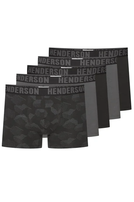 5 PACK boxerky 43171 - delší nohavička - Mix barev