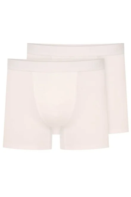 2 PACK boxerky Move - delší nohavička - Bílá