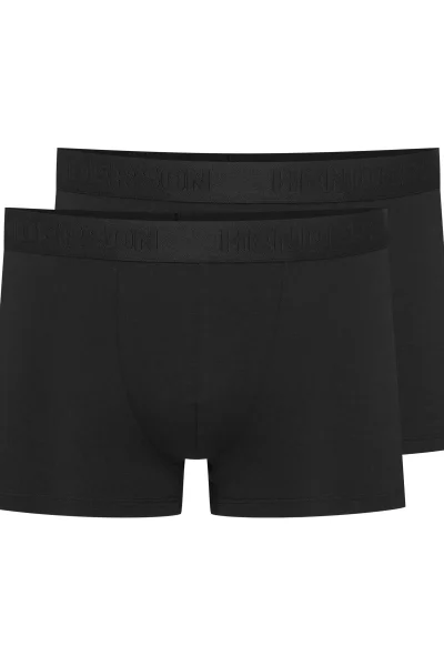 2 PACK boxerky Domme - bambus - Černá