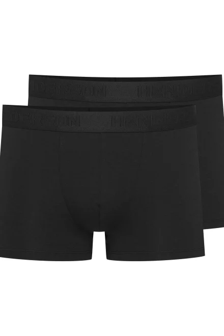 2 PACK boxerky Domme - bambus - Černá