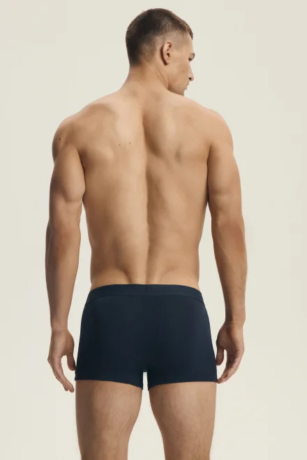 2 PACK boxerky Domme - bambus - Tmavě modrá