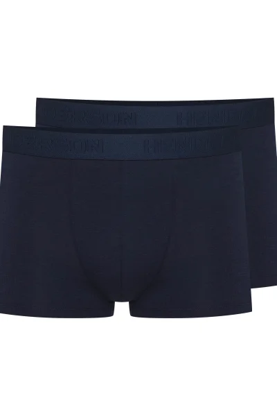 2 PACK boxerky Domme - bambus - Tmavě modrá