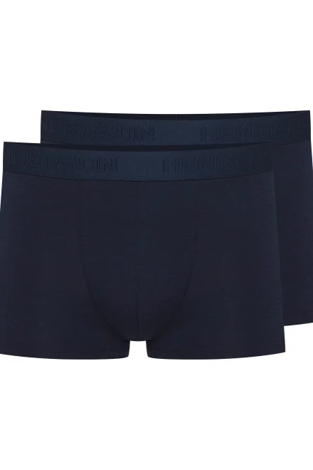 2 PACK boxerky Domme - bambus - Tmavě modrá