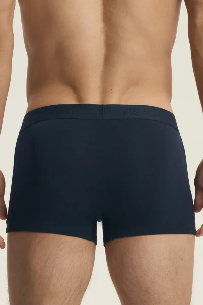 2 PACK boxerky Domme - bambus - Tmavě modrá