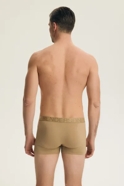 2 PACK boxerky Nice - Béžovo-černá