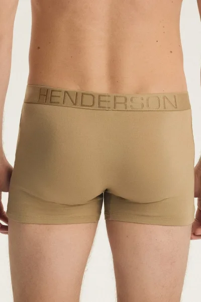 2 PACK boxerky Nice - Béžovo-černá