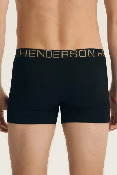 2 PACK boxerky Nice - Béžovo-černá