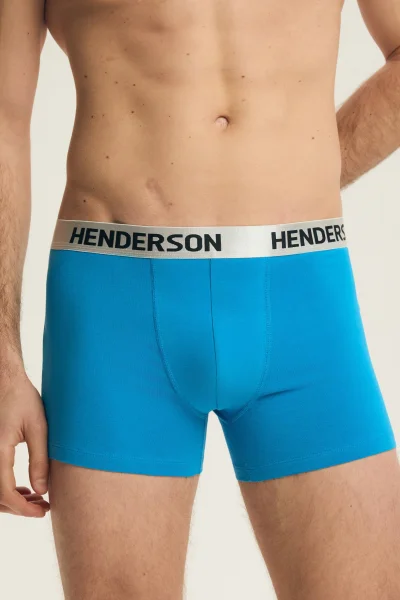 2 PACK boxerky Bow - Tmavěmodrá-modrá