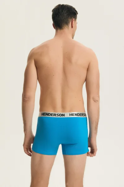 2 PACK boxerky Bow - Tmavěmodrá-modrá