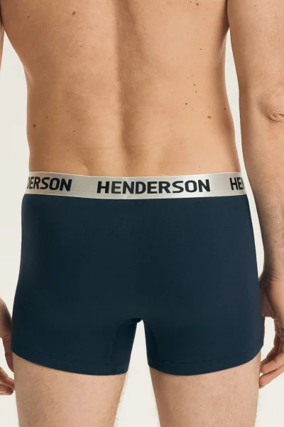 2 PACK boxerky Bow - Tmavěmodrá-modrá