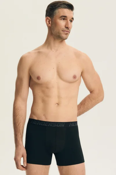 3 PACK boxerky Bench - Černo-šedo-tmavá