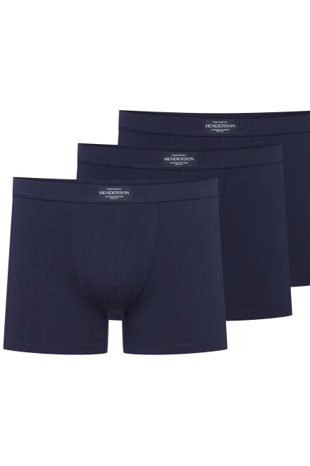 Pánské boxerky Main 42971 - 3 PACK - Tmavě modrá