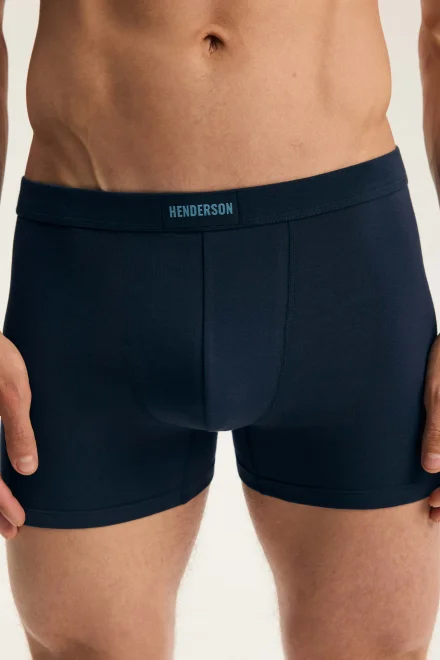 2 PACK boxerky Fur - bavlna - Tmavěmodrá-modrá
