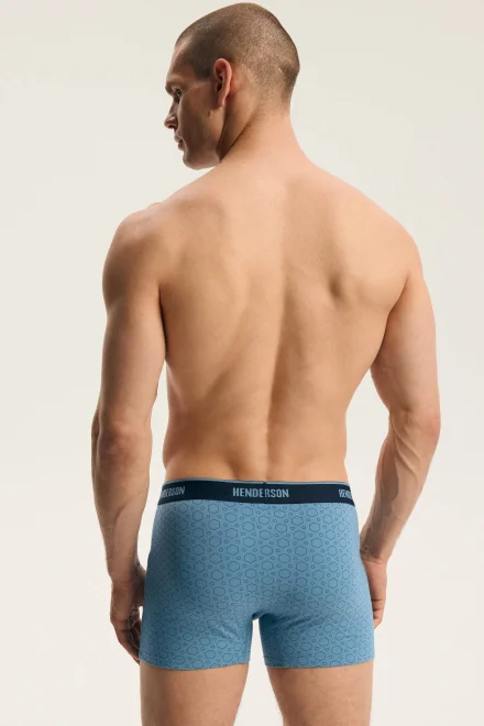 2 PACK boxerky Brex - bavlna - Tmavomodrá - modrá