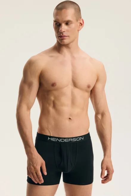 2 PACK boxerky Fade - bavlna - Čierno-sivá