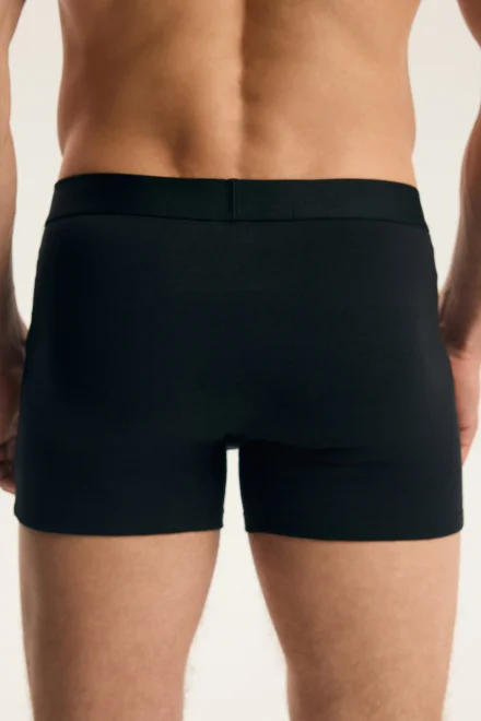 2 PACK boxerky Fade - bavlna - Čierno-sivá