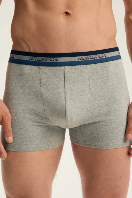 2 PACK boxerky Far - bavlna - Modro-sivá