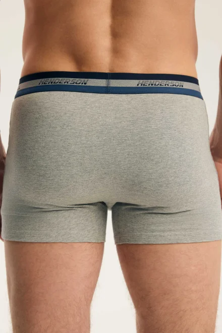 2 PACK boxerky Far - bavlna - Modro-sivá