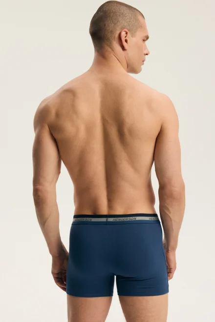 2 PACK boxerky Far - bavlna - Modro-sivá