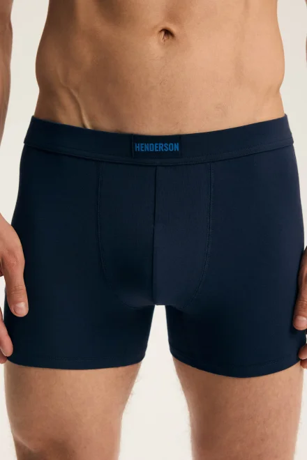 2 PACK boxerky Faro - bavlna - Tmavomodrá