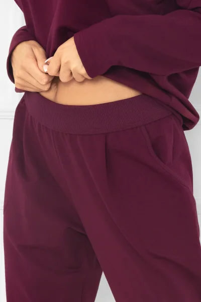 Tepláková souprava Karina - Vínově-červená