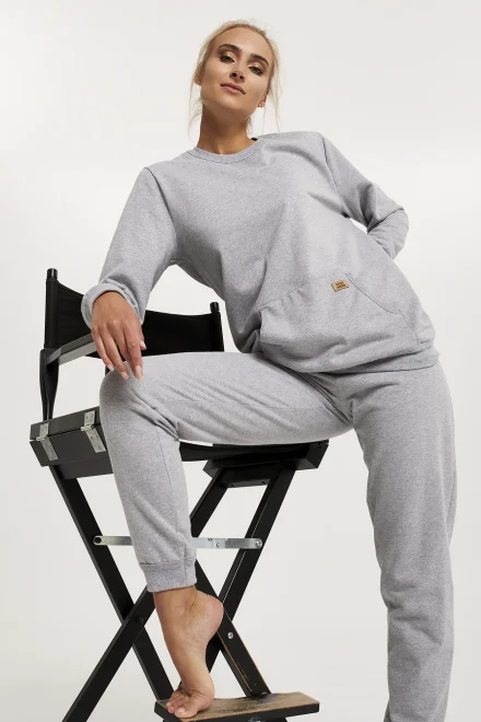 Dámský homewear Fox - komplet - Šedá