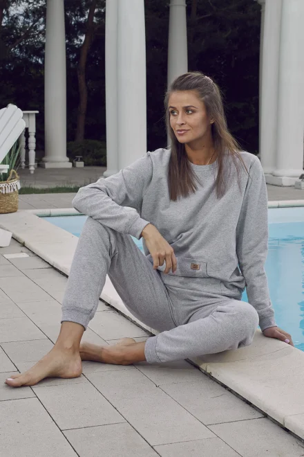 Dámský homewear Fox - komplet - Šedá