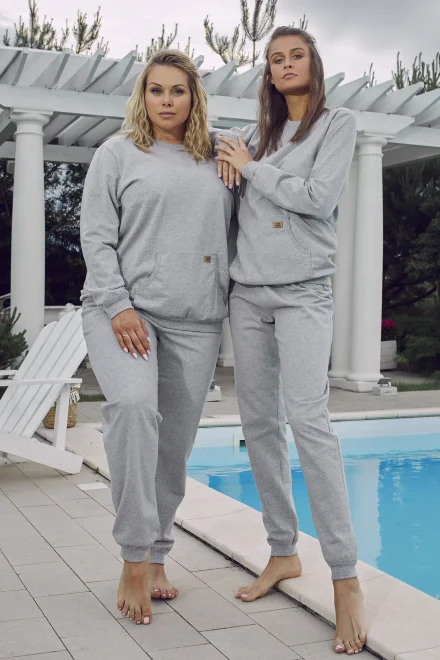 Dámský homewear Fox - komplet - Šedá