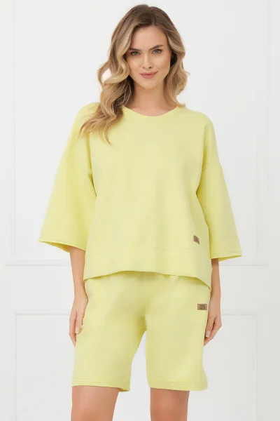 Dámské kraťasy Kaori - bavlna - Žlutá