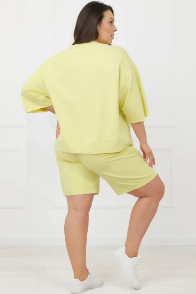 Dámské kraťasy Kaori - bavlna - Žlutá