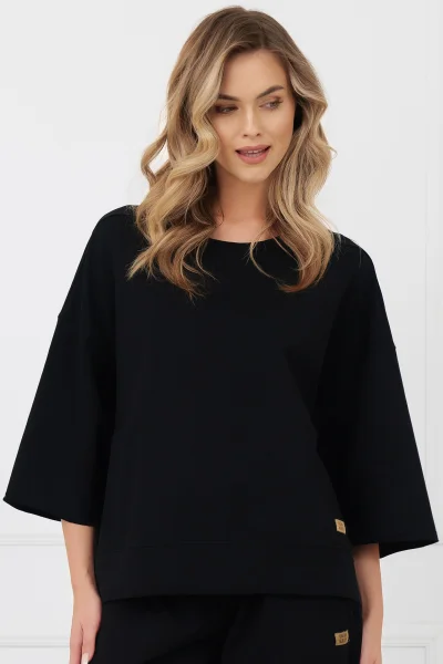 Dámská mikina Kaori - bavlna - Černá