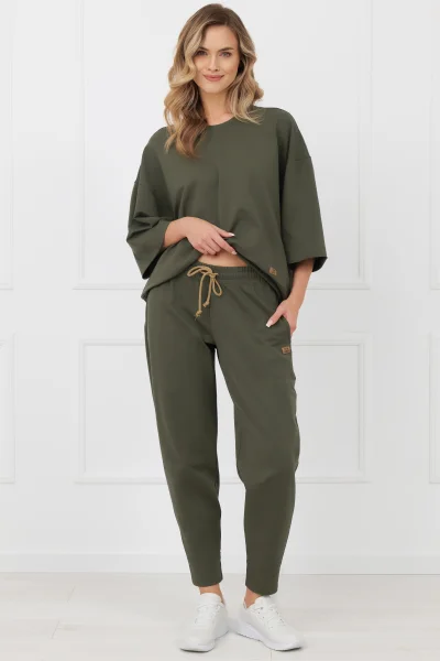 Dámská mikina Kaori - bavlna - Khaki