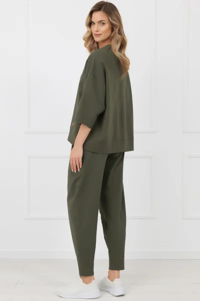 Dámská mikina Kaori - bavlna - Khaki