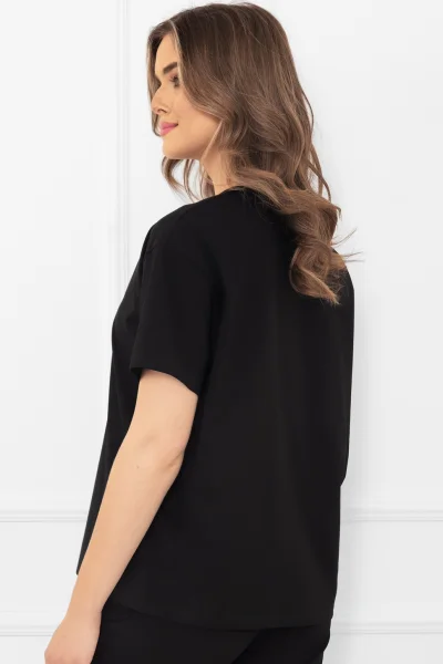 Dámské tričko Klara - bavlna - Černá