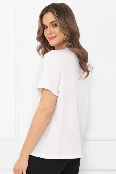 Dámské tričko Klara - bavlna - Bílá