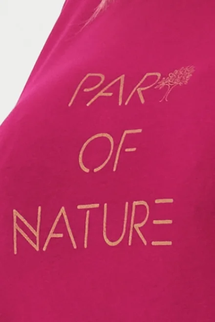 Tříčtvrteční  dámské pyžamo Natura - viskóza - Bordó