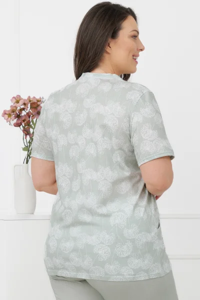 Dámské pyžamo Perla - bavlna - Mátová