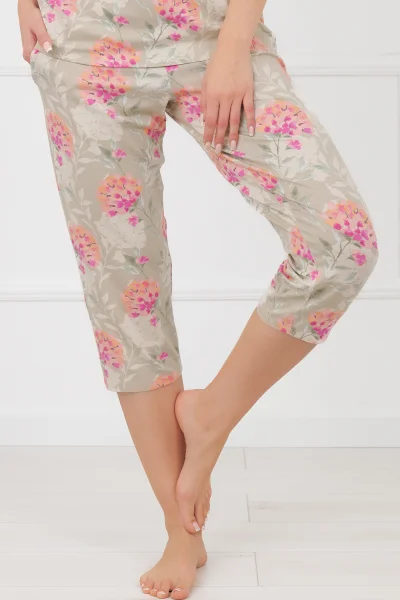 Dámské 3/4 pyžamo Harmonia - viskóza - Barevná