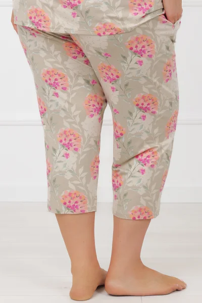 Dámské 3/4 pyžamo Harmonia - viskóza - Barevná