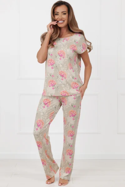 Dámské pyžamo Harmonia - viskóza - Barevná