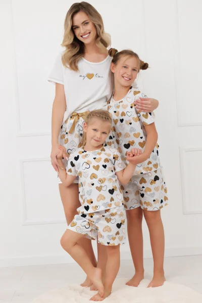 Dámské pyžamo Ariela - bavlna - Ecru