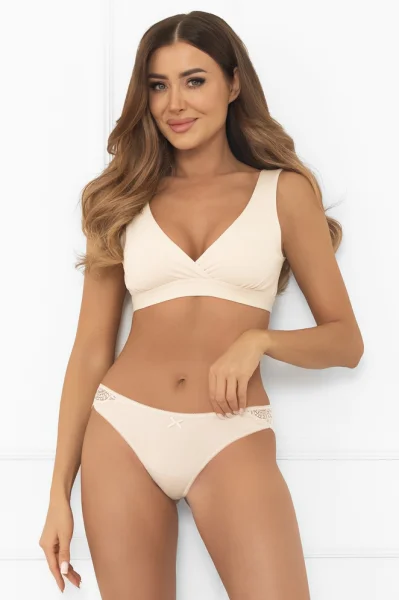 Brazilky Soler - viskóza - Světle béžová