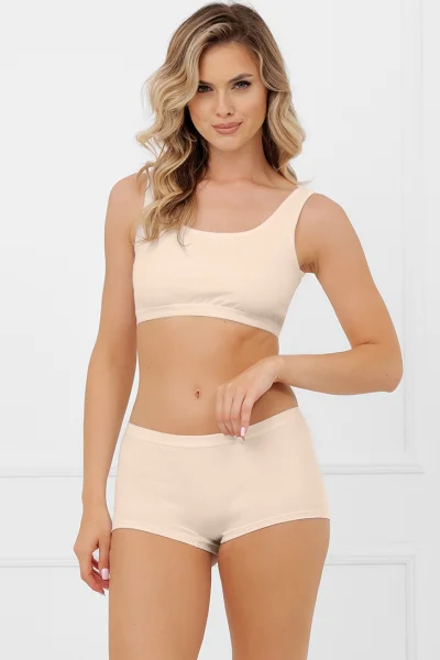Boxerky Lotte - bavlna - Světle růžová